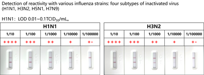 FluA/B Antigen Rapid Test Uncut Sheet (cassette-L)