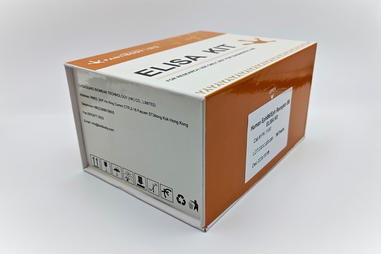 Human EphB6/Eph Receptor B6 ELISA Kit